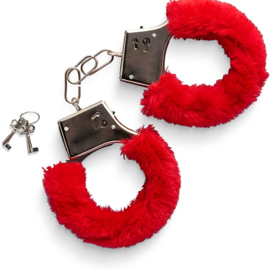 Handschellen mit Plüsch