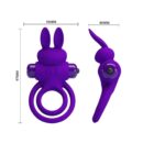 Pretty Love Vibrant Penis Ring 3 Purple – Bild 4