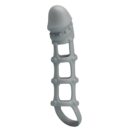 Pretty Love Penis Sleeve With Ball Strap White – Bild 3